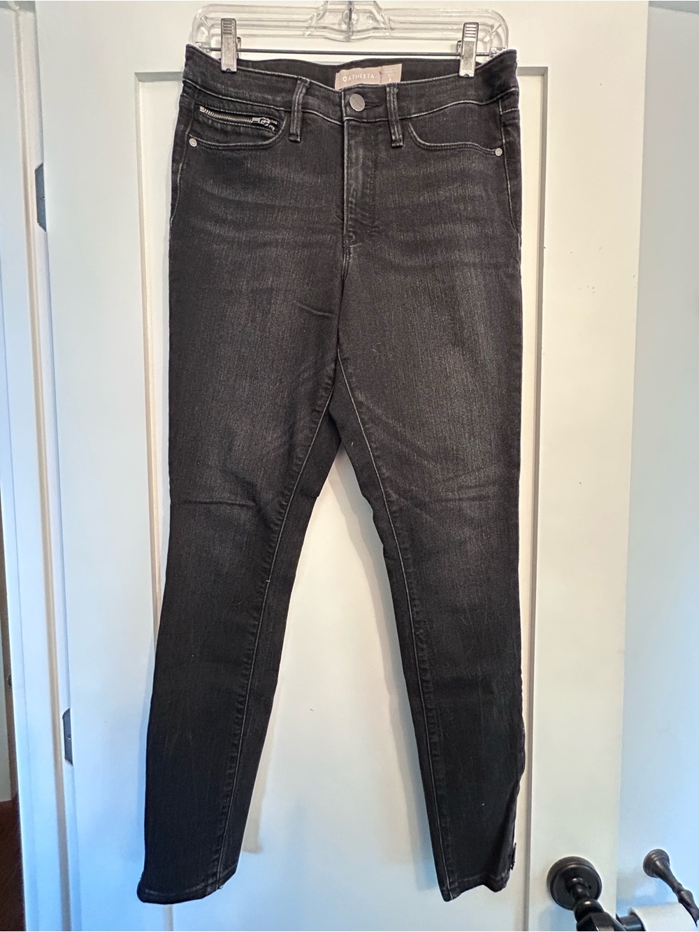 Athleta Black Skinny Jeans - High Rise Stretch